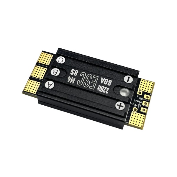 Original RuiQi Aocoda 80A 128K AM32 3-8S Single ESC Flight Control MPU6500 Remote Control Model Spare Made of Plastic